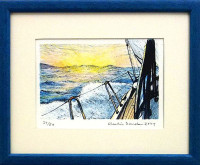 Martin Bouda - Na moři - grafika